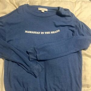 Spiritual Gangster size medium blue sweater